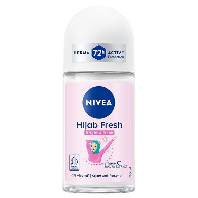 Nivea Hijab Fresh Bright & Fresh Anti Perspirant Roll on 50ml