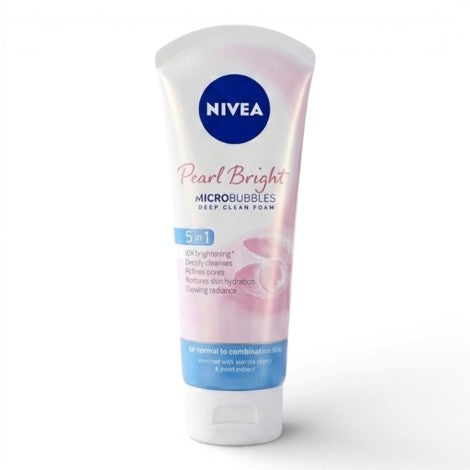Nivea Pearl Bright Micro Bubbles 5 in 1 Deep Clean Foam 100ml