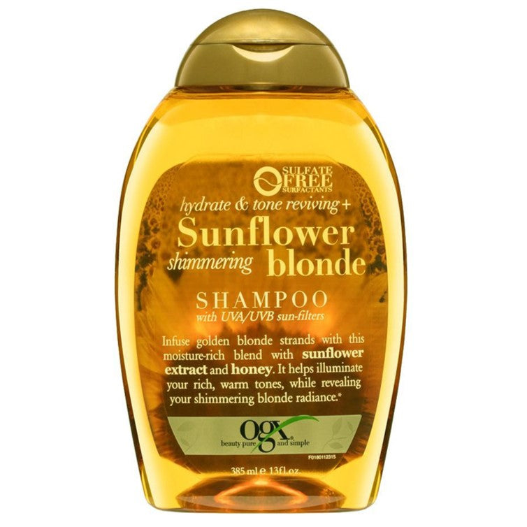 OGX Hydrate & Color Reviving + Sunflower Shampoo Sulfate Free 385ml