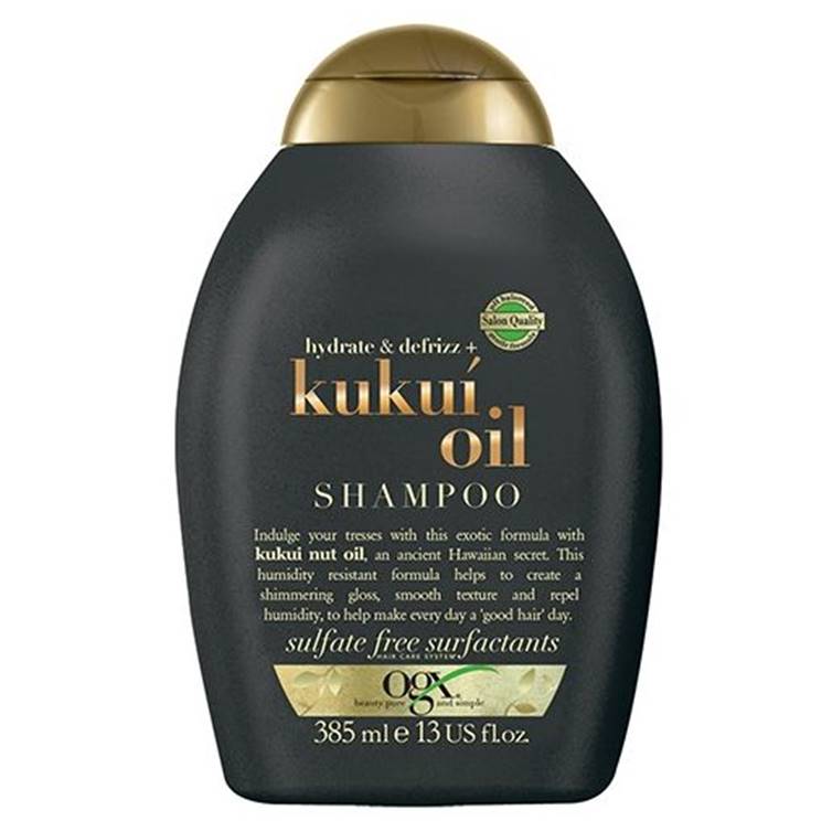 OGX Hydrate & Defrizz + Kukui Oil Shampoo Sulfate Free 385ml