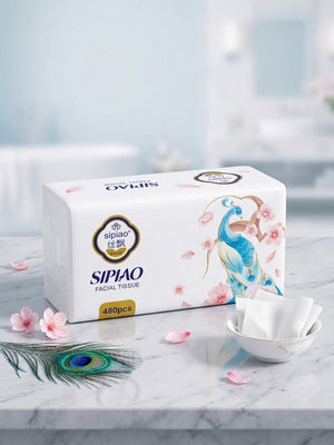 Original Sipiao Facial Cleansing Tissue Large 480 Pieces