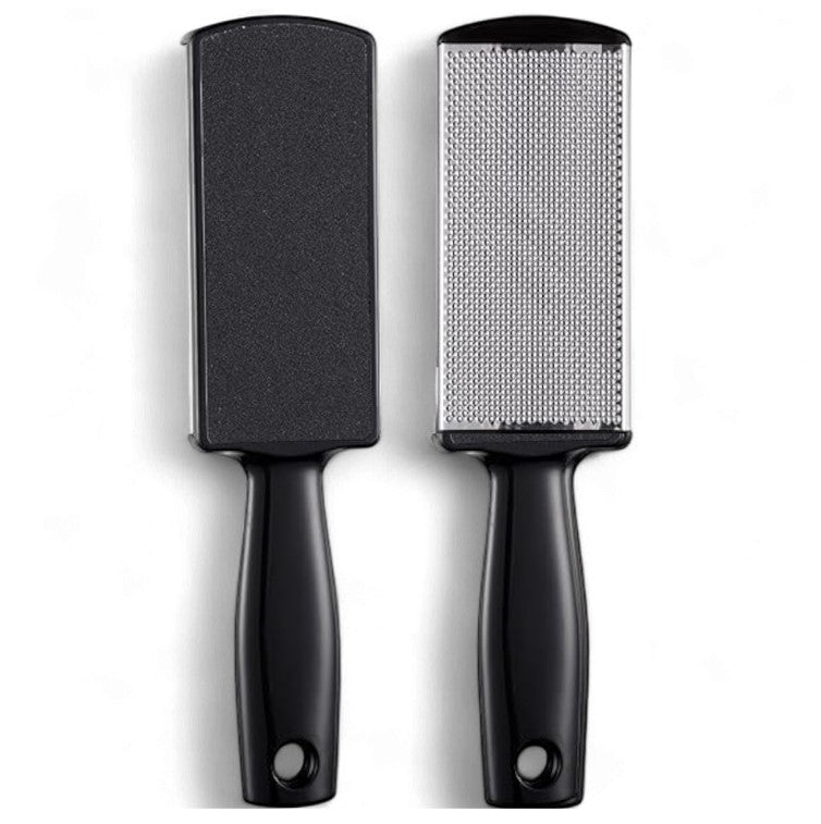 Pedicure Dead Skin Remover Dual Sided Stainless Steel and Sandpaper