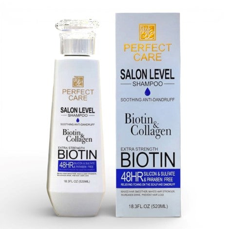 Perfect Care Biotin & Collagen Shampoo Salon Level Extra Strength 520ml
