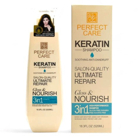 Perfect Care Keratin Shampoo Salon Quality Ultimate Repair 520ml