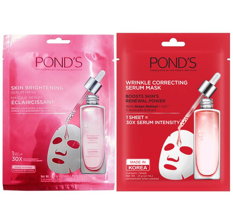 Pond's Brightening & Correcting Serum Mask Bundle Made in Korea