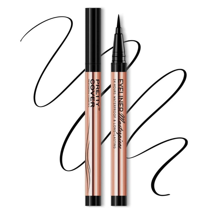 Pretty Cover Masterpiece Eyeliner Black Waterproof