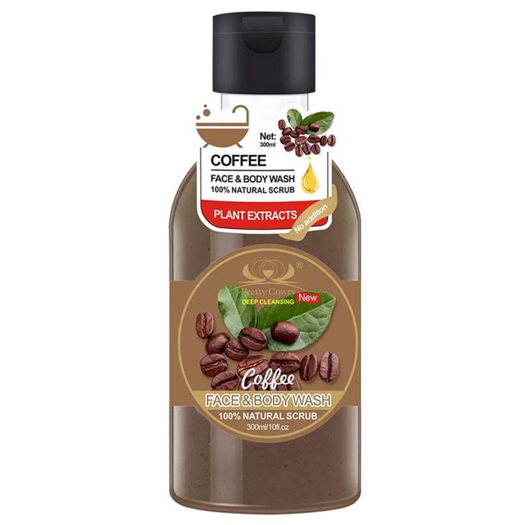 Pretty Cowry Coffee Face & Body Wash 300ml