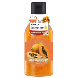 Pretty Cowry Papaya Face & Body Wash 300ml