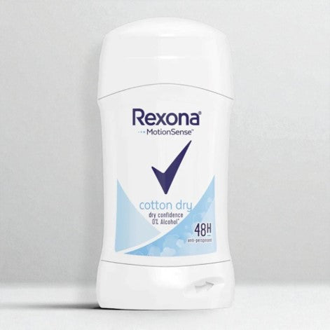 Rexona Motionsense Cotton Dry Deodorant Anti Perspirant Stick 40g