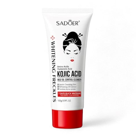 Sadoer Kojic Acid Whitening Freckles Cleanser Amino Acid & Hyaluronic Acid 100ml