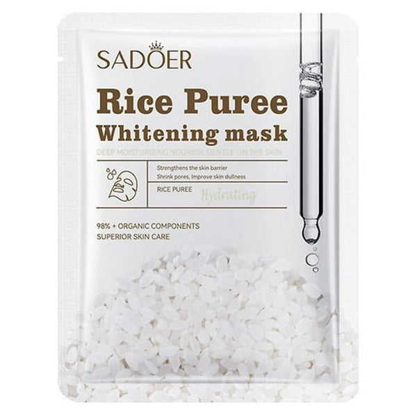 Sadoer Rice Pure Whitening Facial Mask 25g - Urban Beauty