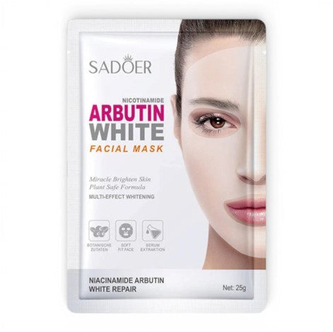 Sadoer Nicotinamide Arbutin White Facial Mask