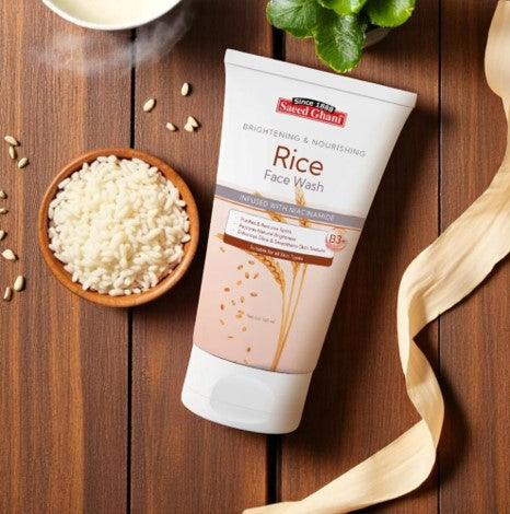 Saeed Ghani Brightening & Nourishing Rice Face Wash