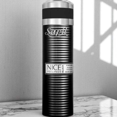 Sapil Nice Feelings Black Perfumed Deodorant 200ml