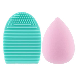 Silicone Makeup Brush Cleanser & Sponge 2in1