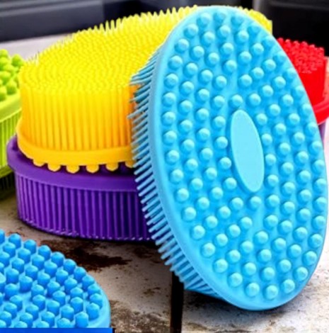Silicone Sensory Therapy Brush Scrubber 2 in 1