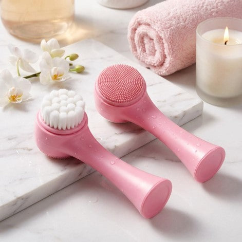 Silicone Double Sided Facial Cleansing Brush Creative