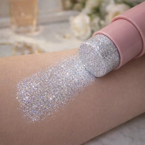 Silver Glitter Blush Stick