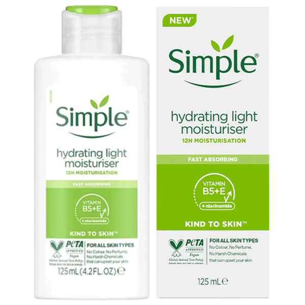 Simple Kind To Skin Hydrating Light Moisturizer 125ml Urban Beauty simple-kind-to-skin-hydrating-light-moisturizer-125ml-urban-beauty