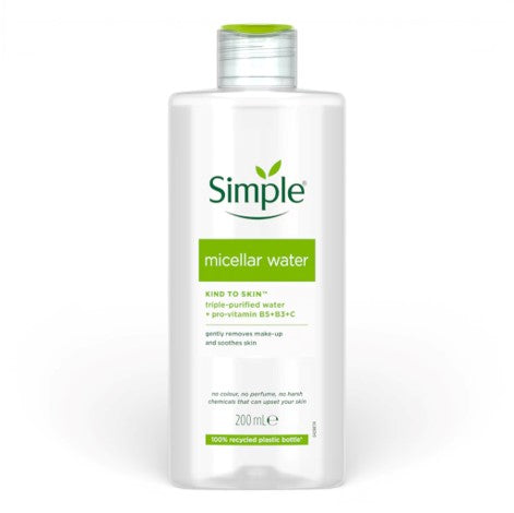 Simple Kind to Skin Soothing Micellar Cleansing Water 200ml