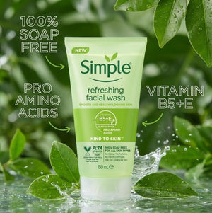 Simple Kind to Skin Refreshing Facial Wash 150ml