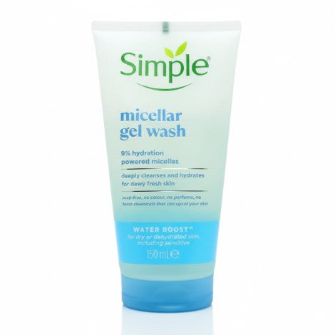 Simple Water Boost Micellar Facial Gel Wash 150ml