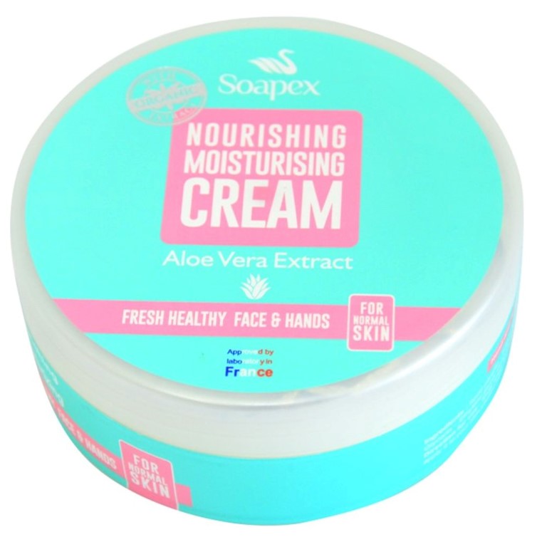 Soapex Aloe Vera Extract Nourishing Moisturizing Cream 220ml