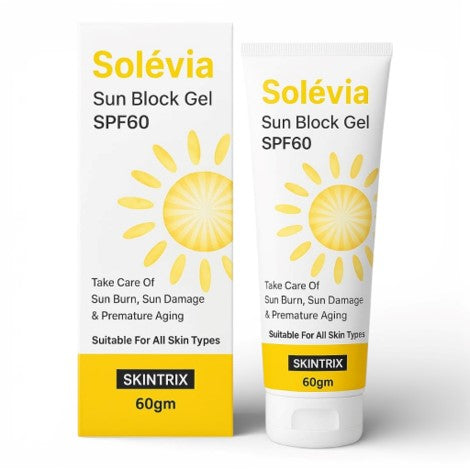 Solevia Sunblock SPF 60 with Zinc Dioxide and Aloe Vera Gel 60g