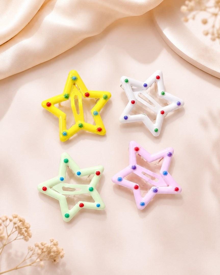Star Shaped Snap Hair Clip