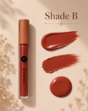 Sugar Lip Glaze Velvet Lip Cream Lipstick (Pack of 3)