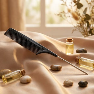 Tail Comb Hair Styling