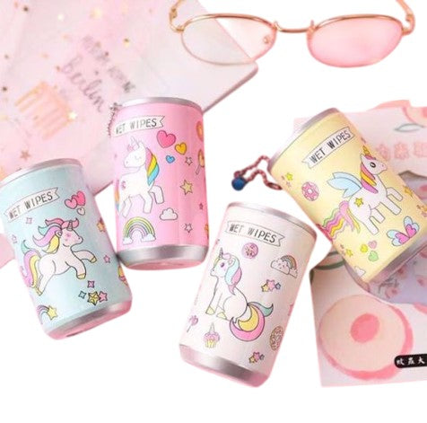 Tin Shape Mini Portable Wet Wipes