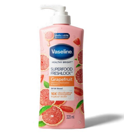 Vaseline Healthy Bright Superfood Freshlock with Grapefruit Essence & Vitamin A 320ml