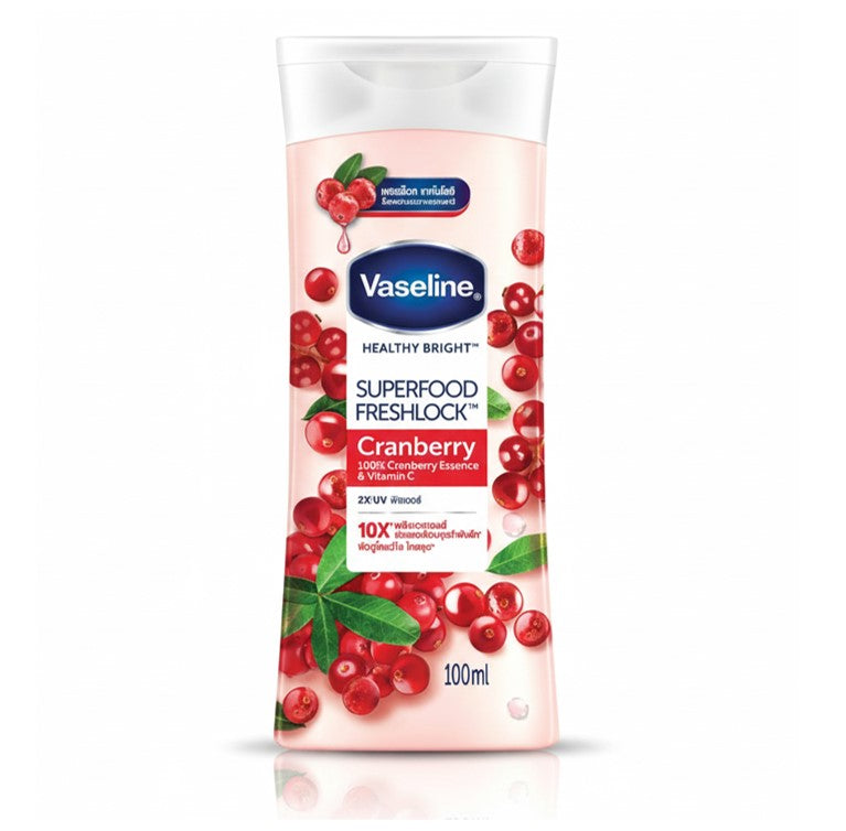 Vaseline Healthy Bright Superfood Freshlock Cranberry with Vitamin C 100ml