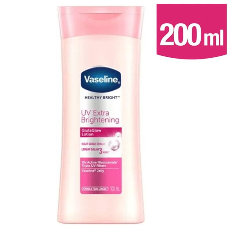 Vaseline UV Extra Brightening GlutaGlow Lotion 200ml