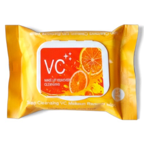 Vitamin C Makeup Remover Cleansing Wipes 25 Pieces