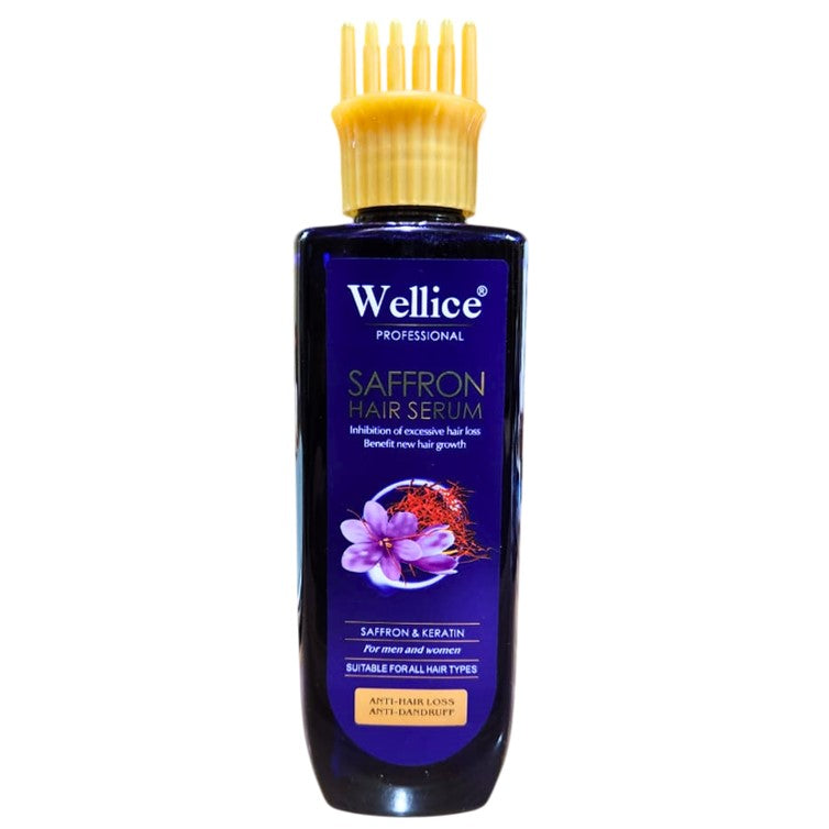 Wellice Saffron and Keratin Hair Serum 200ml