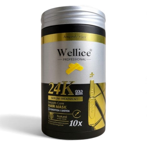 Wellice 24K Gold Serum Treatment Hair Mask 1000ml