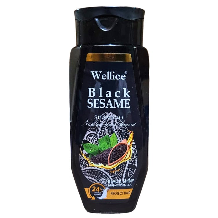 Wellice Black Sesame Shampoo Shiny Formula 400ml