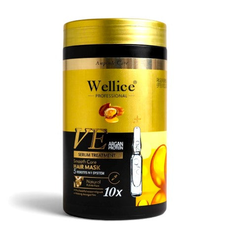 Wellice VE Argan Protein Serum Treatment Hair Mask 1000ml
