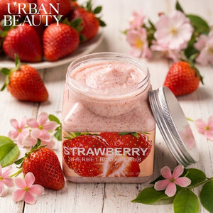 Wokali Strawberry Body Scrub