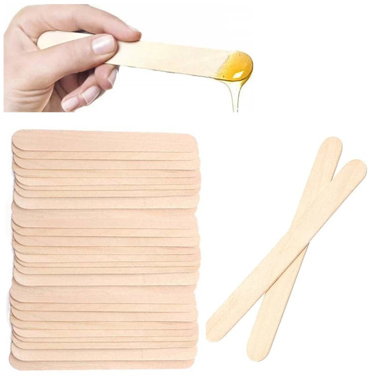 Wooden Wax Sticks (Pack of 50)