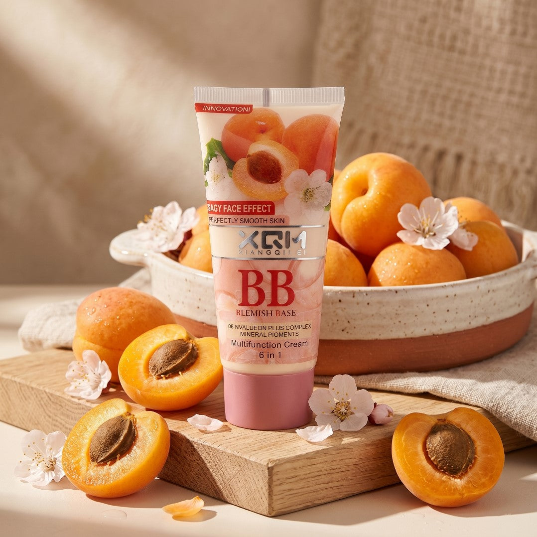 XQM BB Cream Blemish Base Multifunction 6 in 1 Apricot
