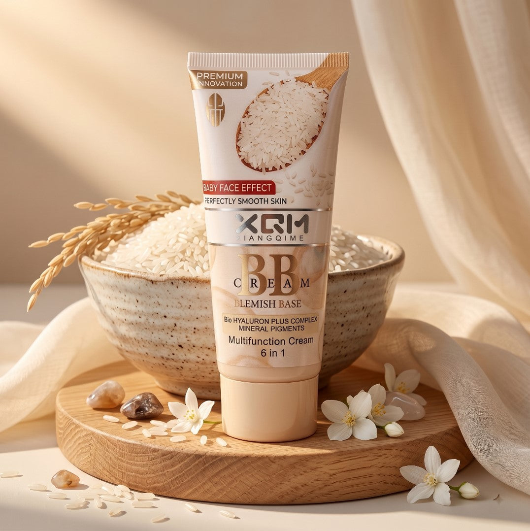 XQM BB Cream Rice Blemish Base Multifunction 6 in 1