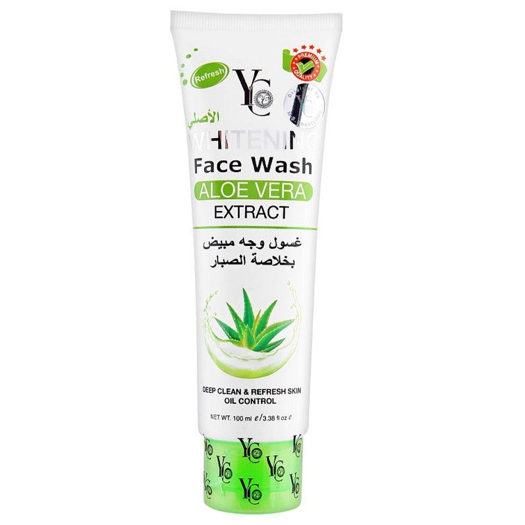 YC Whitening Face Wash Aloe Vera Extract 100ml