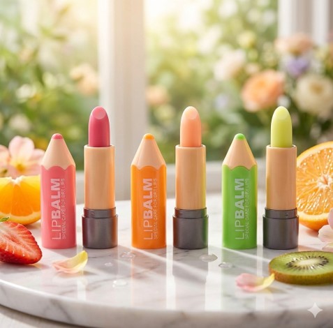 Yandi Dream Crayons Pink Magic Lip Balm For Dry Lips