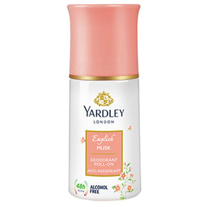 Yardley London English Musk Deodorant Antiperspirant Roll On