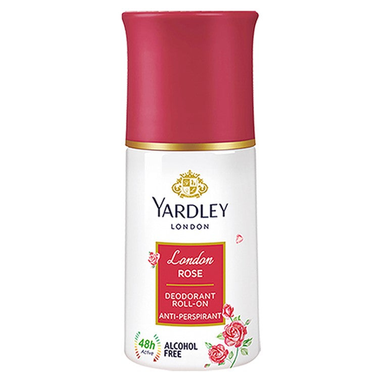 Yardley London Rose Deodorant Antiperspirant Roll On