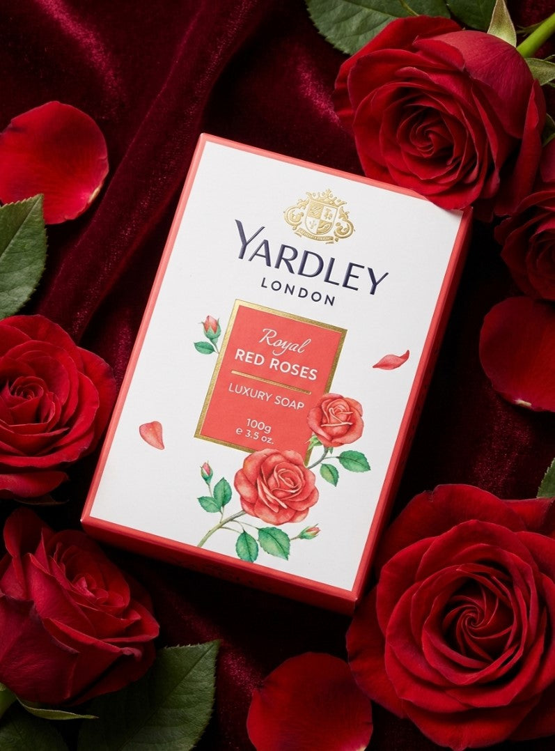 Yardley London Royal Red Roses Luxury Soap 100g