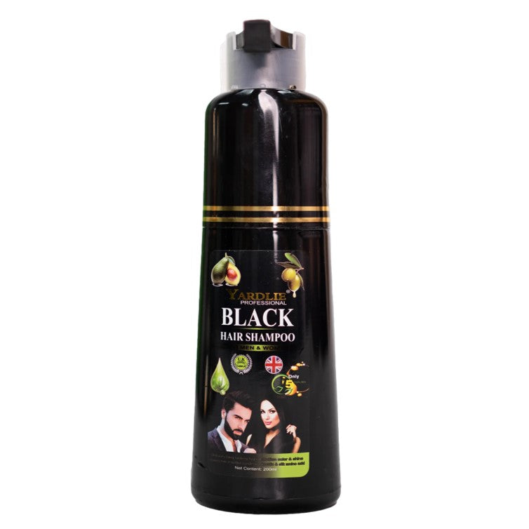 Yardlie Hair Color Shampoo Natural Black 200ml
